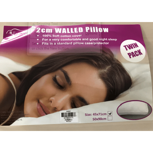 Commercial 2cm Walled Pillows