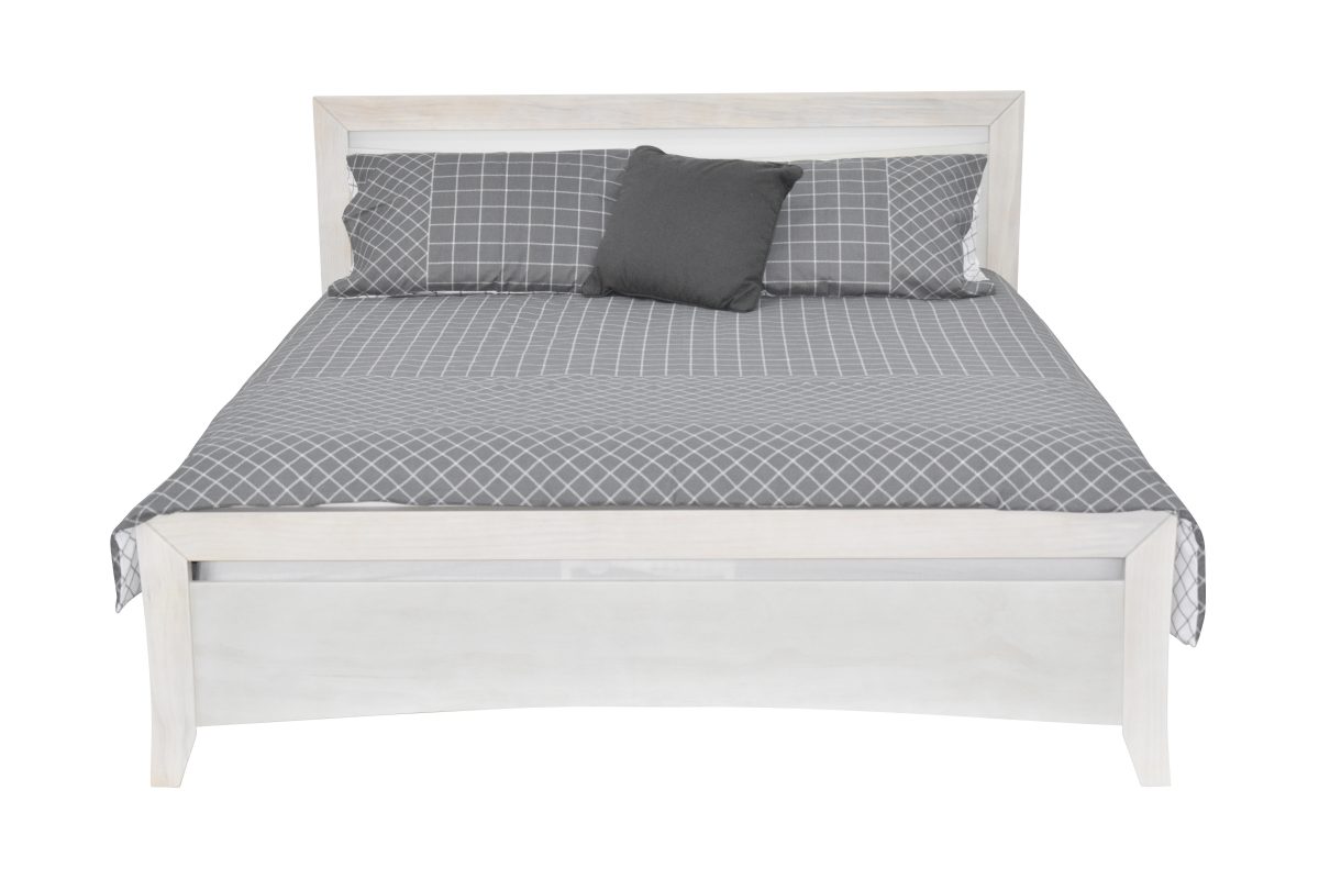 Double Bed Timber And Metal Solid Timber Heritage Bed Denver