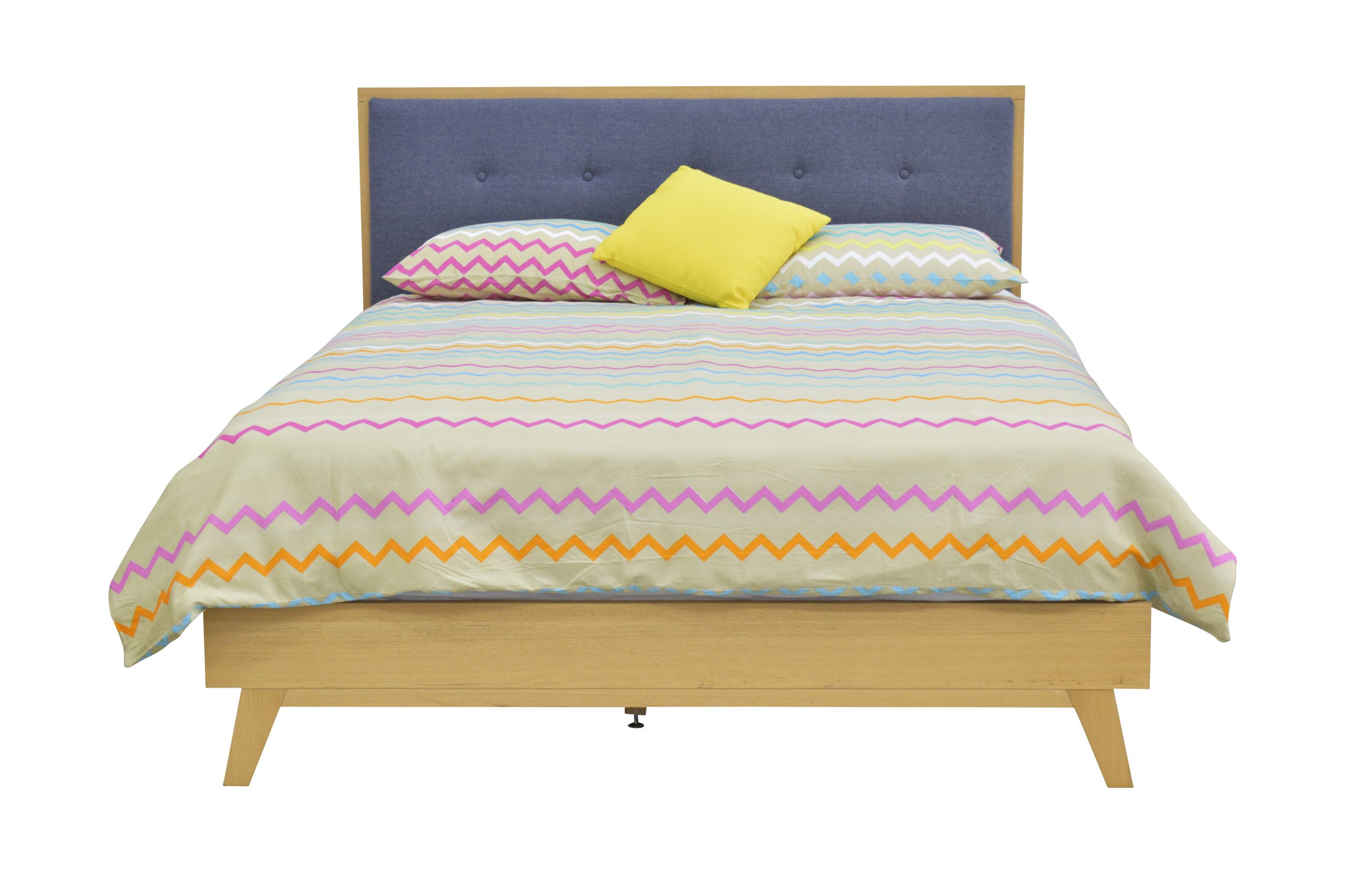 Padded Tasmanian Oak Bed