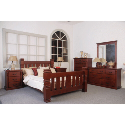 Timber Queen Bedroom Suite Hanaposy