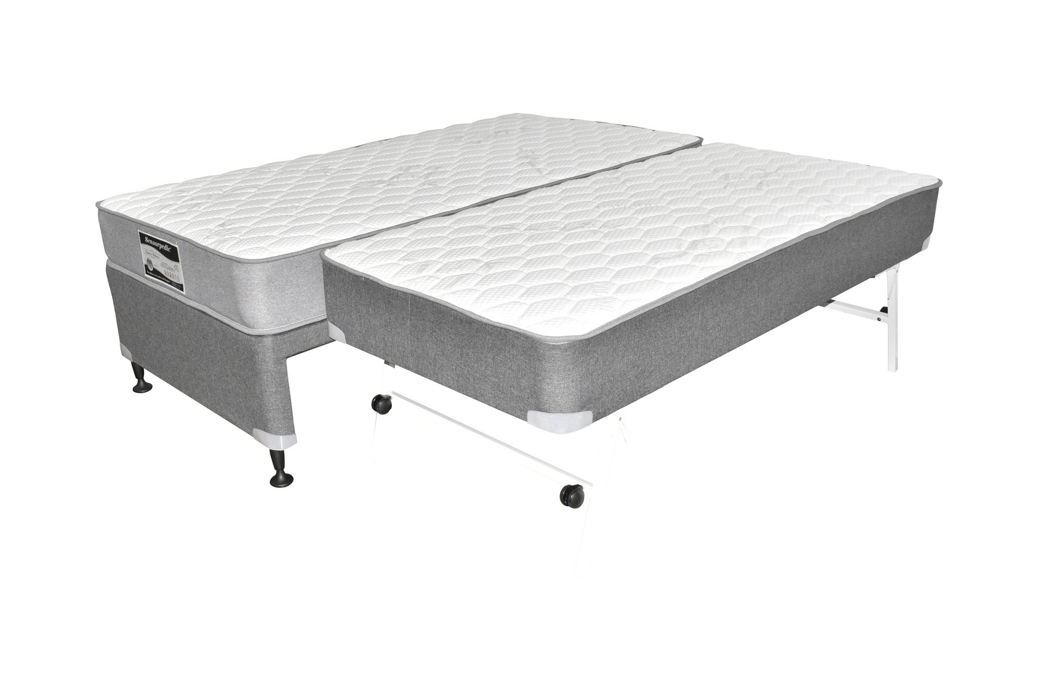 King Single Folding Trundle Ensemble Long Single Folding Trundle