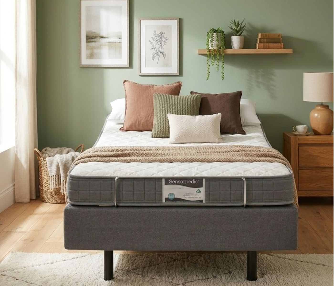 Adjustable Bed With Latex Mattress
