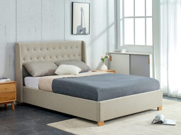 Padded Bed With Winged Edges - Balmoral